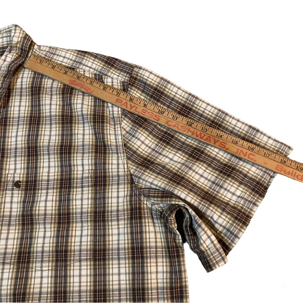 Carhartt Plaid Short Sleeve Shirt men’s size 2XL - Picture 6 of 8